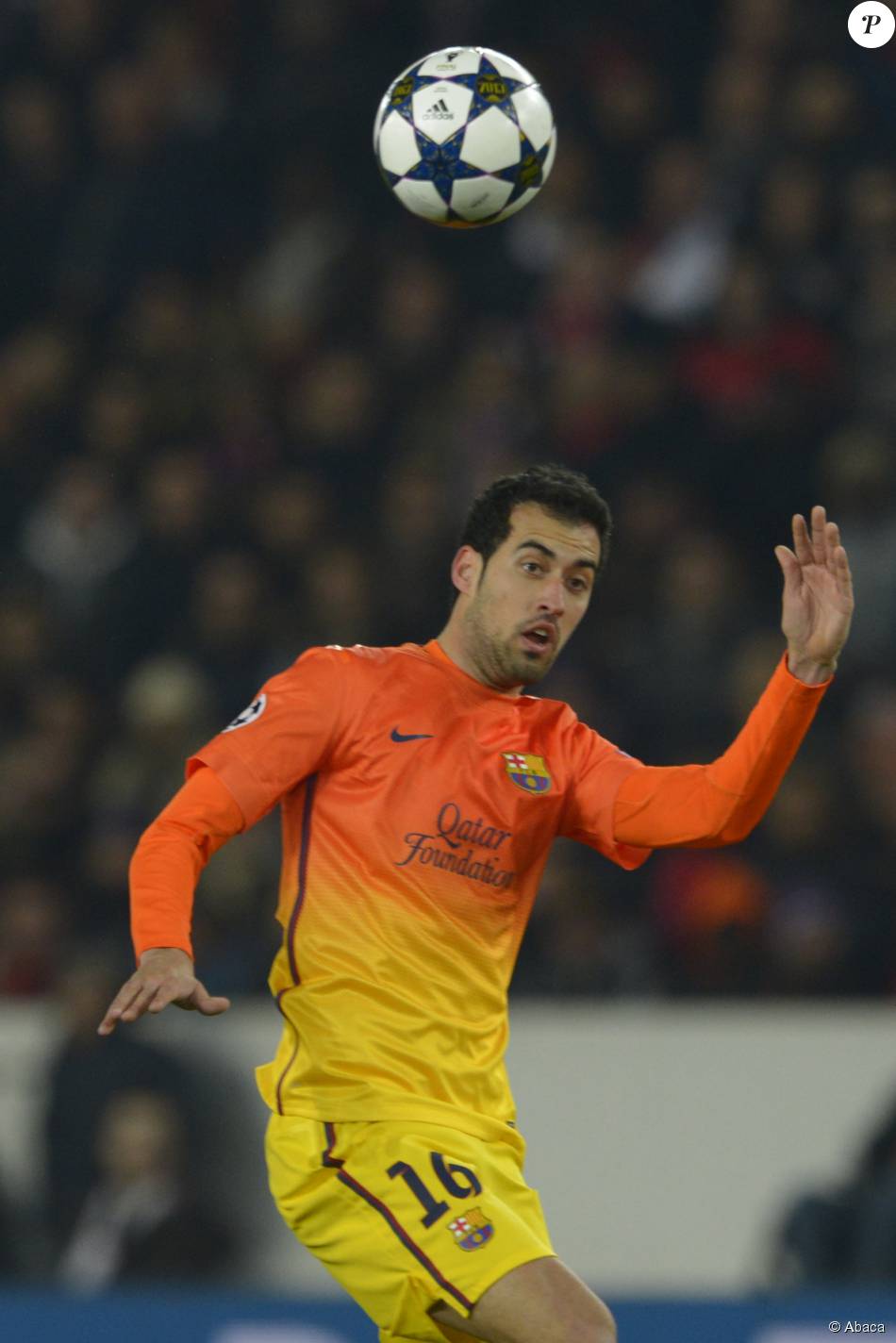 Sergio Busquets lors du match entre le Paris SaintGermain et le