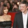 Monica Bellucci et Vincent Cassel à Rome le 23 octobre 2008.
