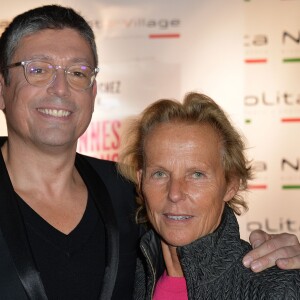 Jacques Sanchez et Christine Ockrent - Photocall pour le lancement du livre "Les bonnes chansons ne meurent jamais" de J. Sanchez au NoLita à Paris, le 4 novembre 2015. © Veeren/Bestimage