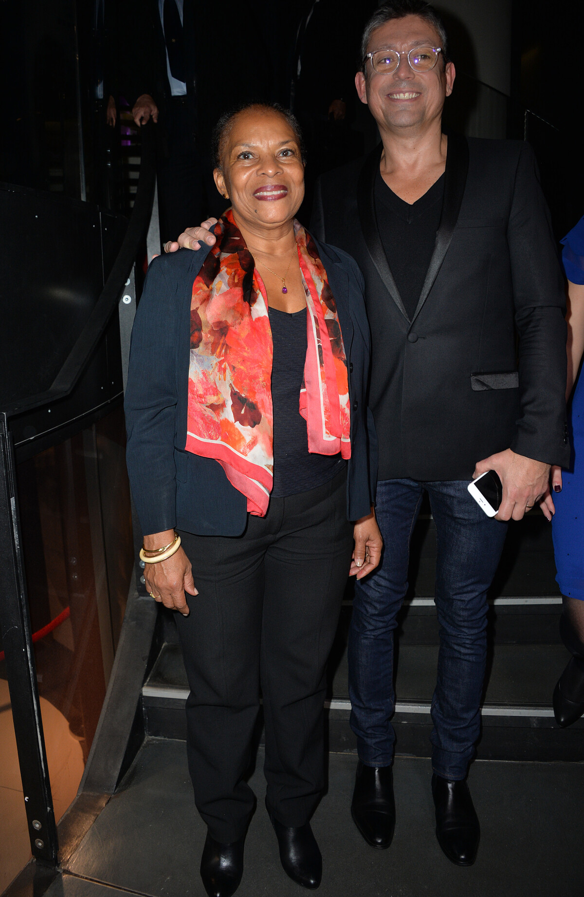 Photo Christiane Taubira Et Jacques Sanchez Cocktail Pour Le