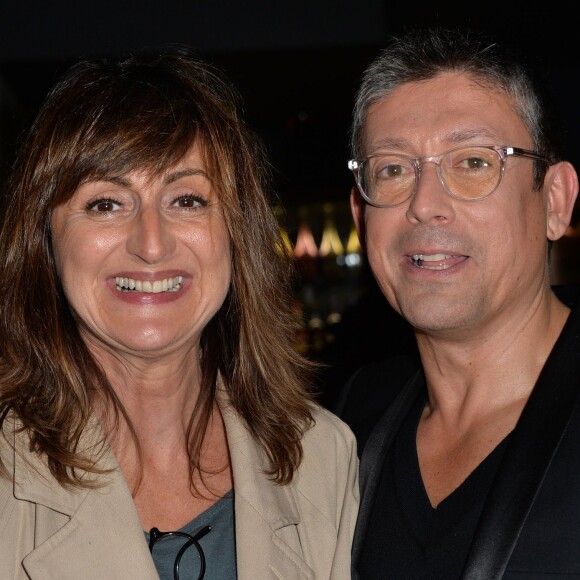 Semi-exclusif - Nathalie André (productrice) et Jacques Sanchez - Cocktail pour le lancement du livre "Les bonnes chansons ne meurent jamais" de J. Sanchez au NoLita à Paris, le 4 novembre 2015. © Veeren/Bestimage04/11/2015 - Paris