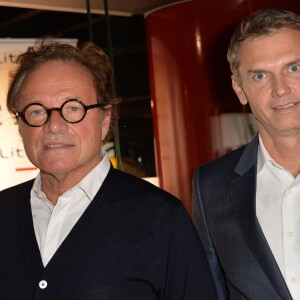 Guillaume Durand, guest - Cocktail pour le lancement du livre "Les bonnes chansons ne meurent jamais" de J. Sanchez au NoLita à Paris, le 4 novembre 2015. © Veeren/Bestimage