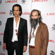 Nick Cave et son complice Warren Ellis à Los Angeles, le 22 août 2012.