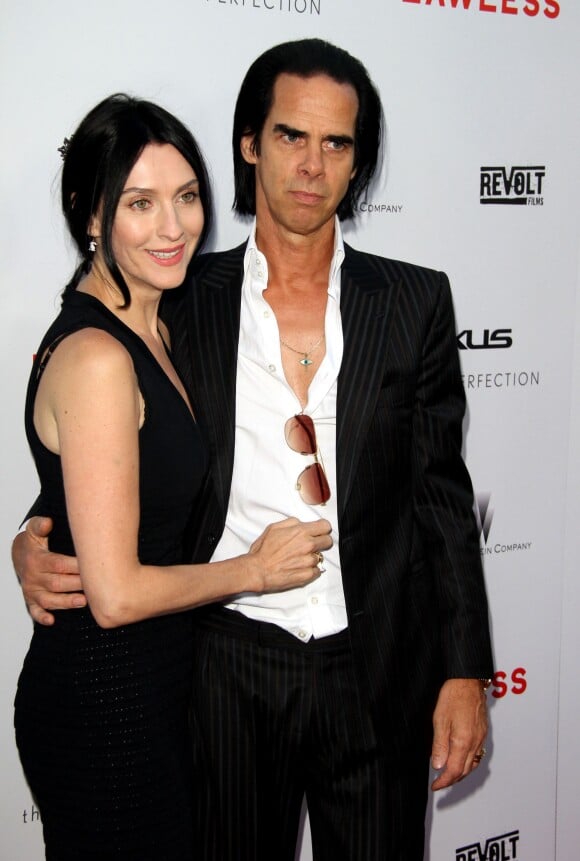 Nick Cave et son épouse Susie Bick à Los Angles, le 22 août 2012.