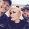 Gwen Stefani et Blake Shelton ainsi qu'Adam Levine dans les studios de l'émission The Voice US / photo postée sur Instagram.