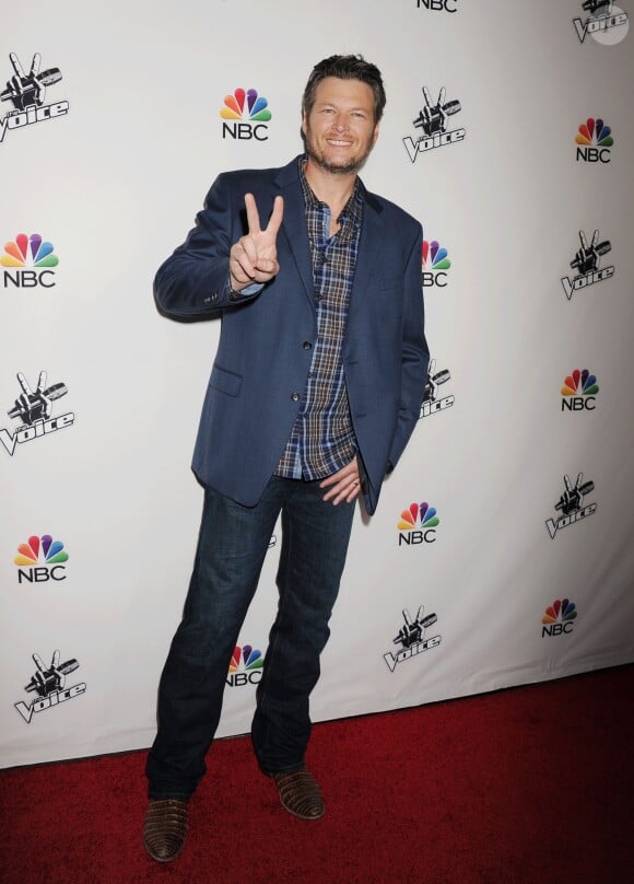 Blake Shelton - Soirée "The Voice" saison 7 à Hollywood le 8 décembre 2014