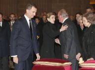Letizia et Felipe: Emotion avec Juan Carlos et Sofia aux obsèques de Don Carlos