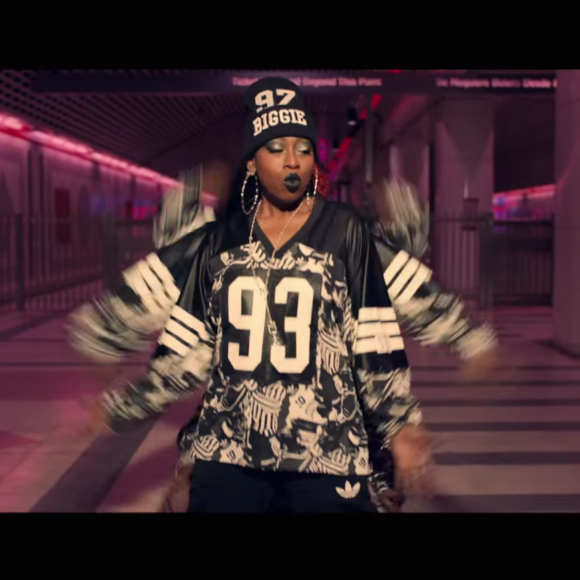 Image extraite du nouveau clip de Missy Elliott - WTF (Where They From) ft. Pharrell Williams - novembre 2015.