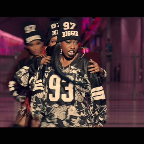Image extraite du nouveau clip de Missy Elliott - WTF (Where They From) ft. Pharrell Williams - novembre 2015.