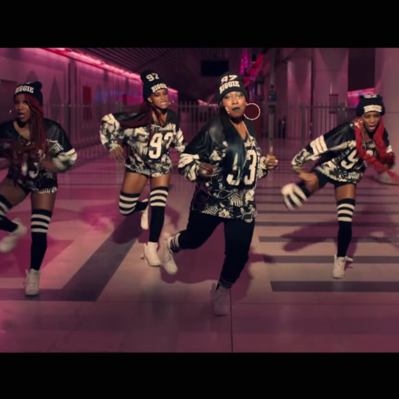 Image extraite du nouveau clip de Missy Elliott - WTF (Where They From) ft. Pharrell Williams - novembre 2015.