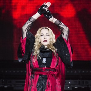 Madonna sur scène à Stockholm pour le "Rebel Heart Tour", le 14 novembre 2015.