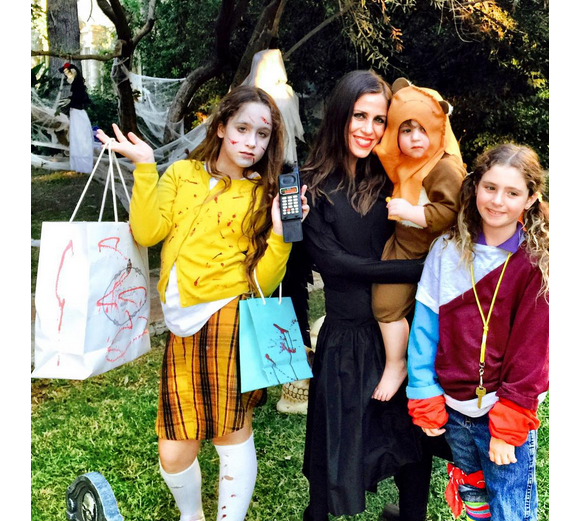 Soleil Moon Frye et ses trois enfants / photo postée sur Instagram.