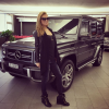 Paris Hilton gâtée par son amoureux Thomas Gross qui lui a offert une Mercedes Classe G / photo postée sur le compte Instagram de l'héritière américaine.