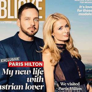 Paris Hilton et son amoureux Thomas Gross font la couverture d'un magazine autrichien.