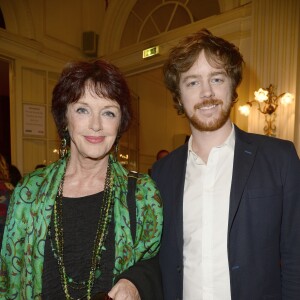 Anny Duperey et son fils Gaël Giraudeau - Générale de la pièce "Open Space" au théâtre de Paris le 11 mai 2015.