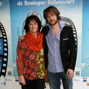 Anny Duperey, son fils Gaël Giraudeau - Festival international du film de Boulogne. Le 24 mars 2012. 