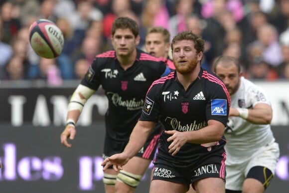 Rémi Bonfils lors de la rencontre de Top 14 entre le Stade Français et le Stade Toulousain au Stade de France à Saint-Denis, le 22 mars 2013