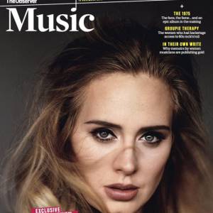 Adele en couverture de The Guardian's Observer Magazine