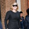 Adele devant son hôtel à New York, le 16 novembre 2015