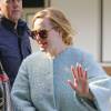 Adele arrive à l'hôtel 'The Greenwich' à New York, le 15 novembre 2015