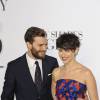Jamie Dornan et sa femme Amelia Warner - Avant-première du film "50 nuances de Grey" à Londres, le 12 février 2015.