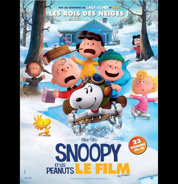 Affiche de Snopy et les Peanuts.
