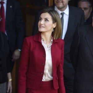 La reine Letizia d'Espagne inaugurait le 23 novembre 2015 l'exposition "Ingres" au musée du Prado à Madrid.