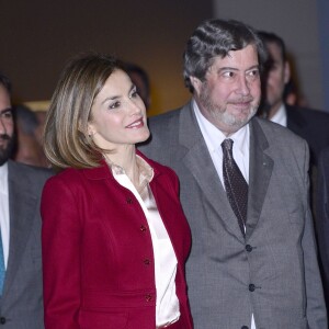 La reine Letizia d'Espagne inaugurait le 23 novembre 2015 l'exposition "Ingres" au musée du Prado à Madrid.