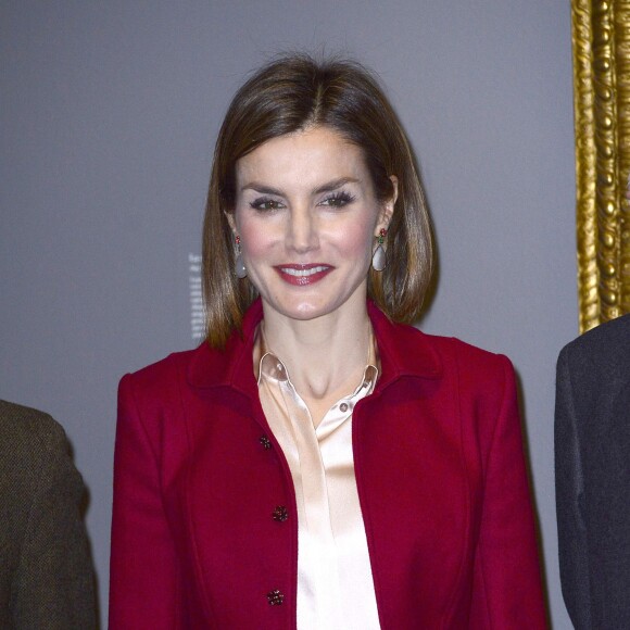 La reine Letizia d'Espagne inaugurait le 23 novembre 2015 l'exposition "Ingres" au musée du Prado à Madrid.