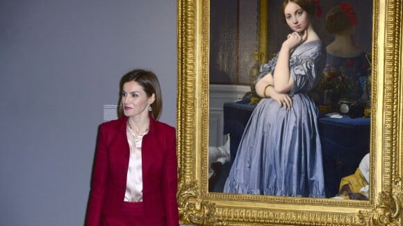 Letizia d'Espagne inaugurait le 23 novembre 2015 la grande rétrospective "Ingres" au Musée du Prado à Madrid.