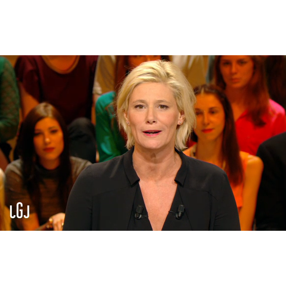 Maïtena Biraben dans "Le Grand Journal" de Canal + en septembre 2015.