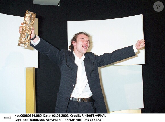 Robinson Stévenin et son César du meilleur espoir en 2002