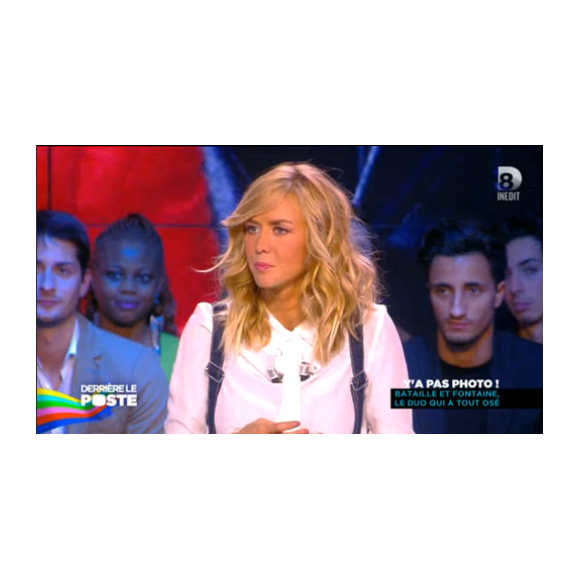 Enora Malagré présente Derrière le poste sur D8, le jeudi 26 novembre 2015.