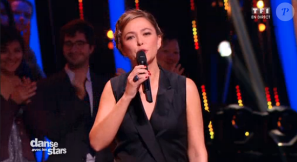 Sandrine Quétier, dans Danse avec les stars 6, le samedi 28 novembre 2015 sur TF1.