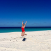 Alyssa Milano en vacances aux Bahamas / photo postée sur Instagram au mois de novembre 2015.