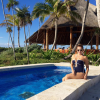 Alyssa Milano en vacances aux Bahamas / photo postée sur Instagram au mois de novembre 2015.