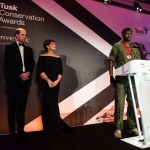 Le prince William, duc de Cambridge, lors des Tusk Conservation Awards à Londres le 24 novembre 2015.