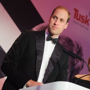 Le prince William, duc de Cambridge, lors des Tusk Conservation Awards à Londres le 24 novembre 2015.