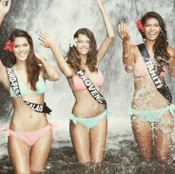 Julia Courtès, Miss Provence : la favorite de la Toile pour l'élection Miss France 2016 s'éclate à Tahiti avec Miss Tahiti et Miss Nord-pas-de-Calais