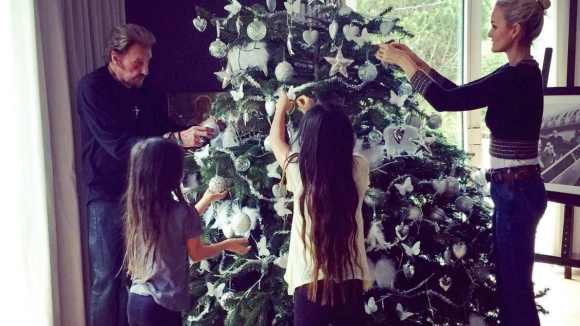 Johnny Hallyday prépare Noël avec ses filles après son triomphe parisien...
