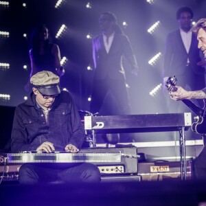 PHOTO EXCLUSIVE - Johnny Hallyday en concert à l'AccorHotels Arena à Paris, le 28 novembre 2015 © Wino/Bestimage.