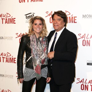Bernard Tapie et sa fille Sophie à l'avant-première de 'Salaud on t'aime' à l'UGC Normandie sur les Champs-Elysées à Paris le 31 mars 2014