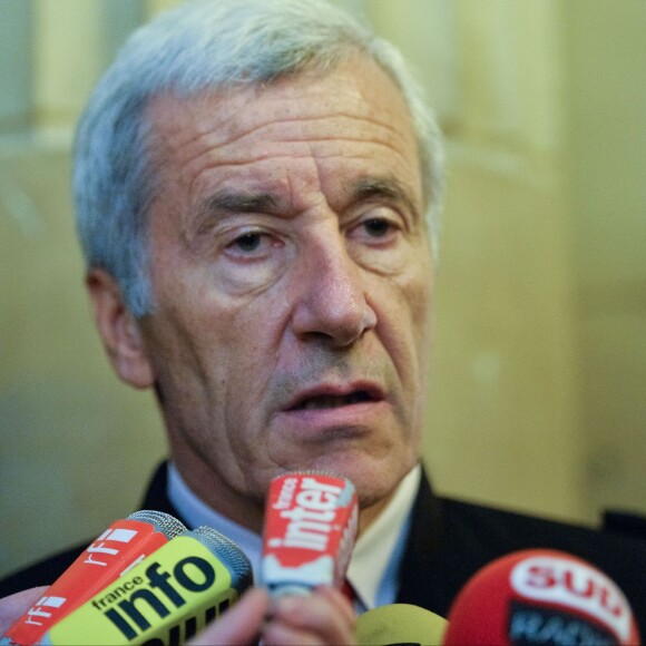 Emmanuel Gaillard, avocat de Bernard Tapie, au tribunal devant la cour d'appel, le 29 septembre 2015