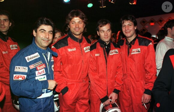 Patrice Drevet, Laurent Baffie, Denis Charvet et Laurent Violet le 20 décembre 1996. 