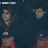 Karine Ferri et Yoann Gourcuff dans les tribunes présidentielles du stade rennais, le 3/12/15