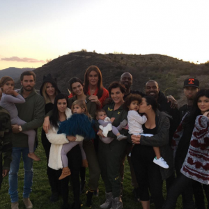 La famille Kardashian-Jenner-West-Disick au grand complet pour Thanksgiving. Novembre 2015.