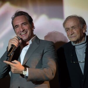 Semi-exclusif - Jean Dujardin, Venantino Venantini - Avant première du film "Un + Une" de Claude Lelouch à l'UGC Normandie à Paris le 23 novembre 2015.23/11/2015 - Paris