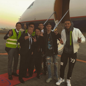 Justin Bieber assure la promotion de son nouvel album au Japon / photo postée sur Instagram, le 4 décembre 2015.