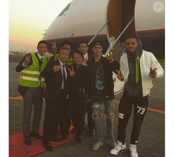 Justin Bieber assure la promotion de son nouvel album au Japon / photo postée sur Instagram, le 4 décembre 2015.