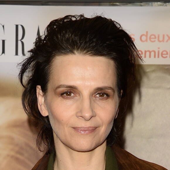 Juliette Binoche lors de l'avant-première du film "L'Attente" au cinéma UGC Ciné Cité des Halles à Paris, le 7 Décembre 2015.